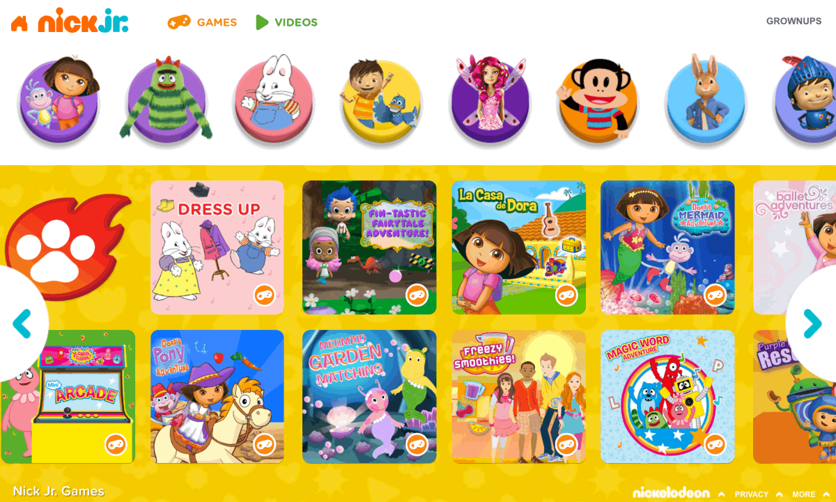 Nick Junior Games: Online Games for Kids