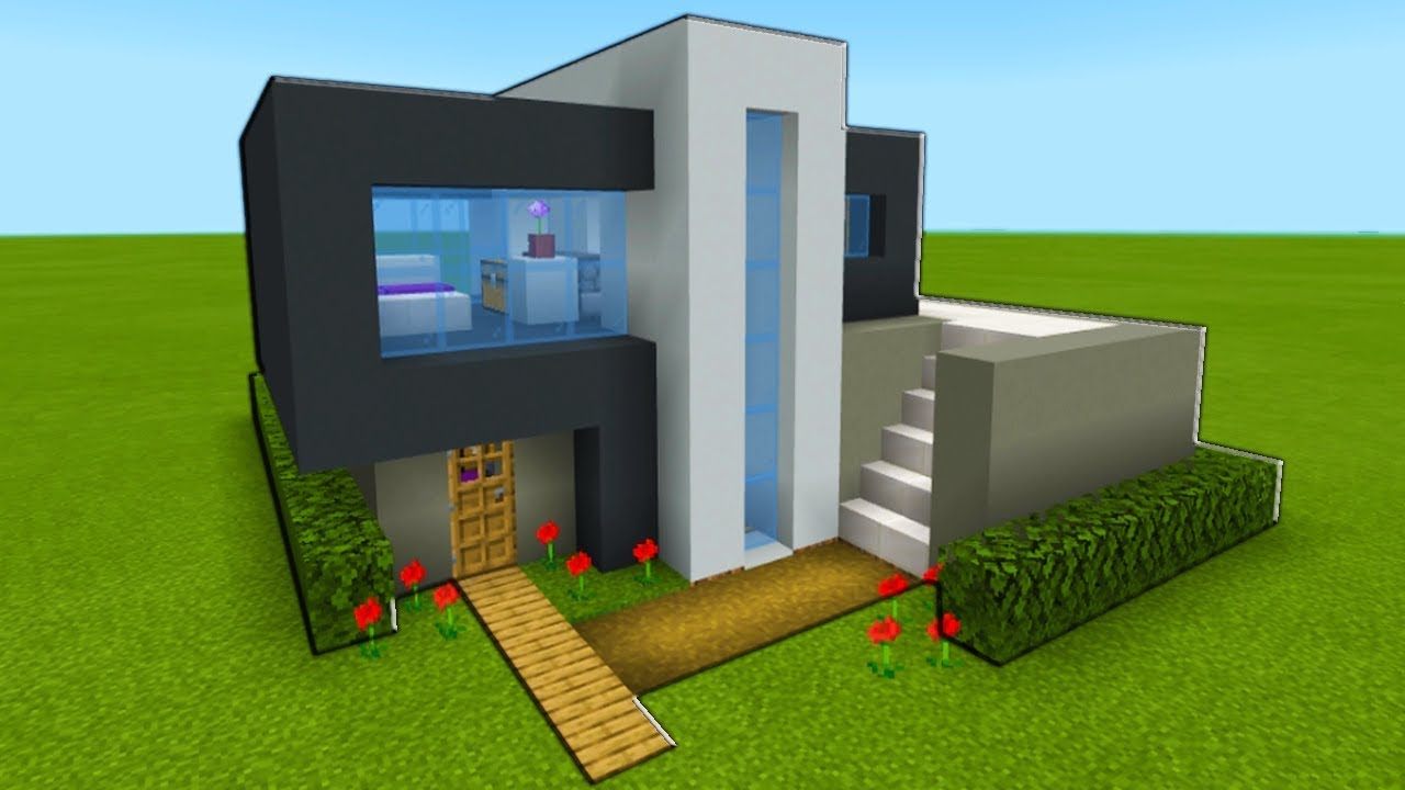 Minecraft - How to Make a Small Modern House