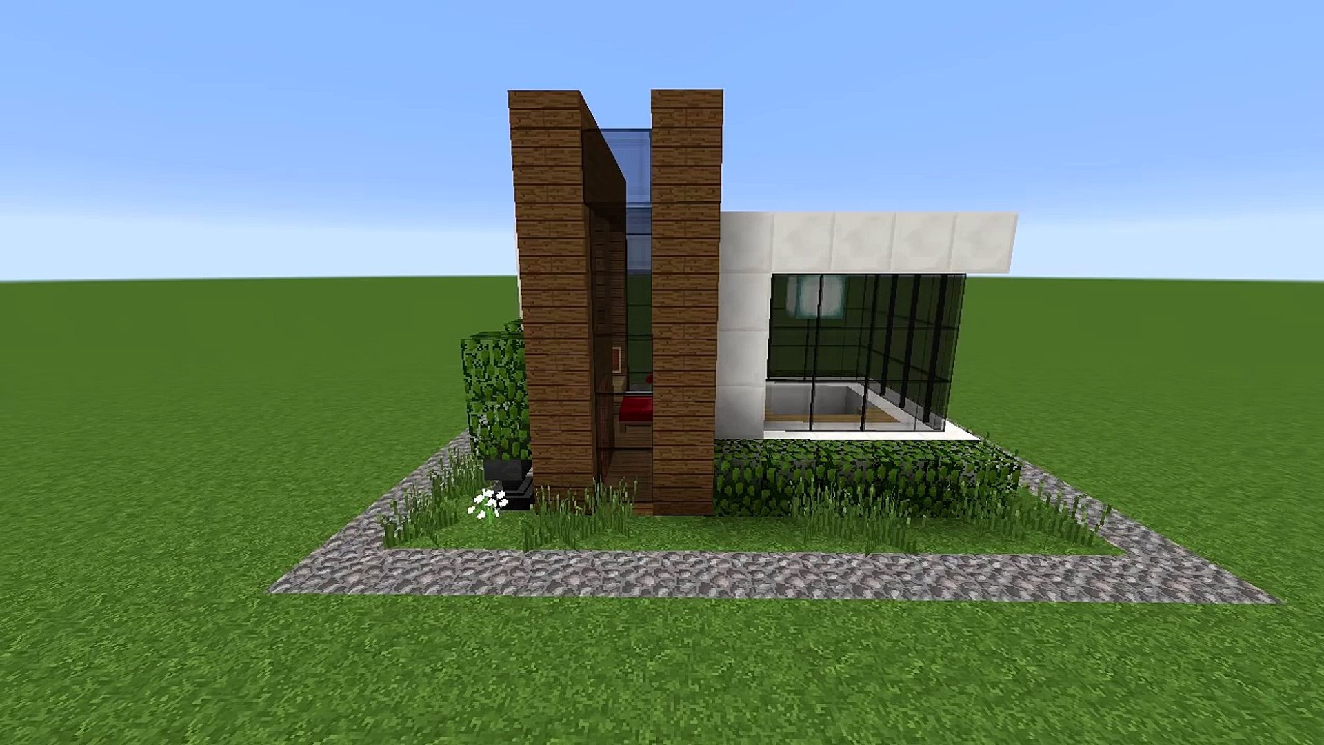 Minecraft - How to Make a Small Modern House