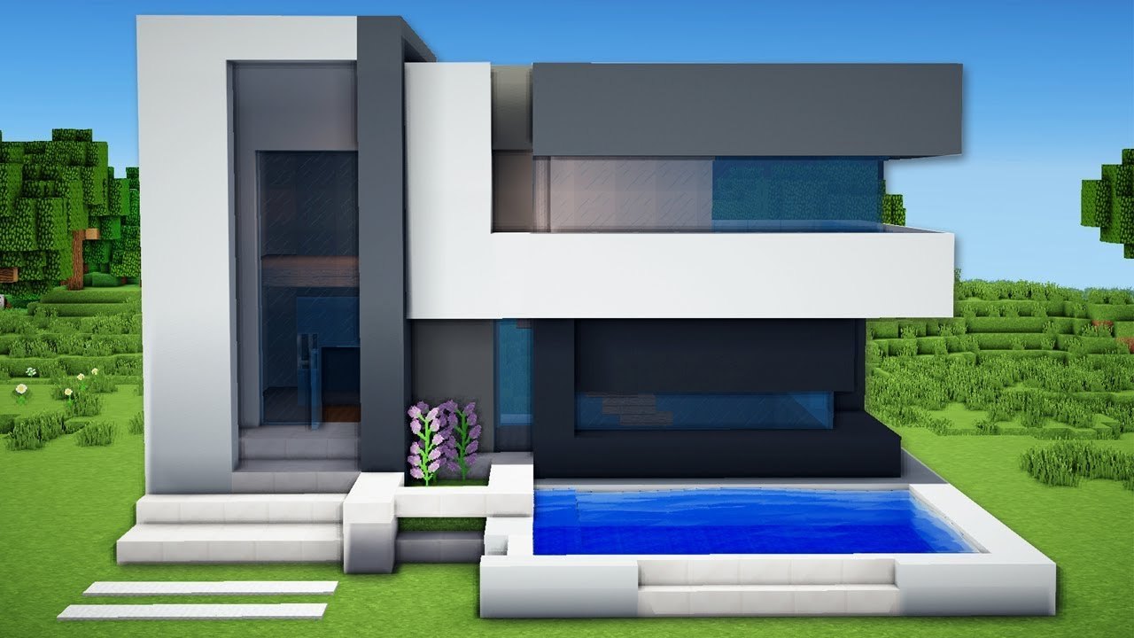 Minecraft - How to Make a Small Modern House