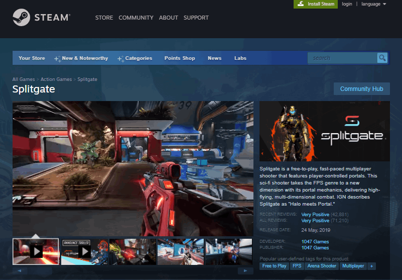 Splitgate - A Game Full Of Different Challenges And Adventures