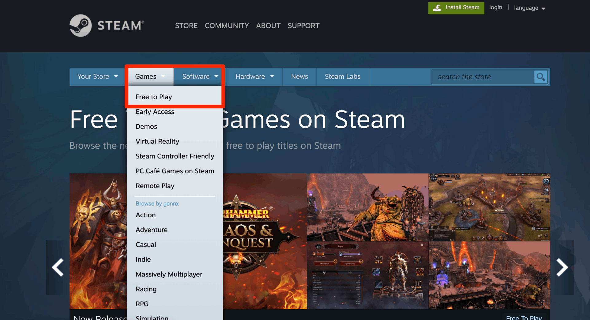 Best games to download on steam for free